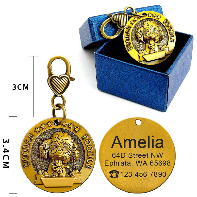 Custom Metal Engraved Identity Card