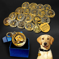 Custom Metal Engraved  Identity Card