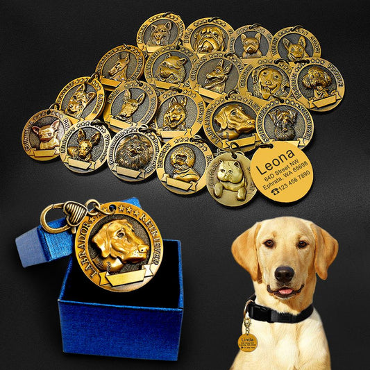 Custom Metal Engraved  Identity Card