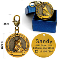 Custom Metal Engraved  Identity Card